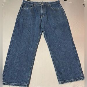 Vintage Koman Y2K 2000s Jeans Men’s 42x32 Dark Wide Leg Baggy Hip-Hop Skater